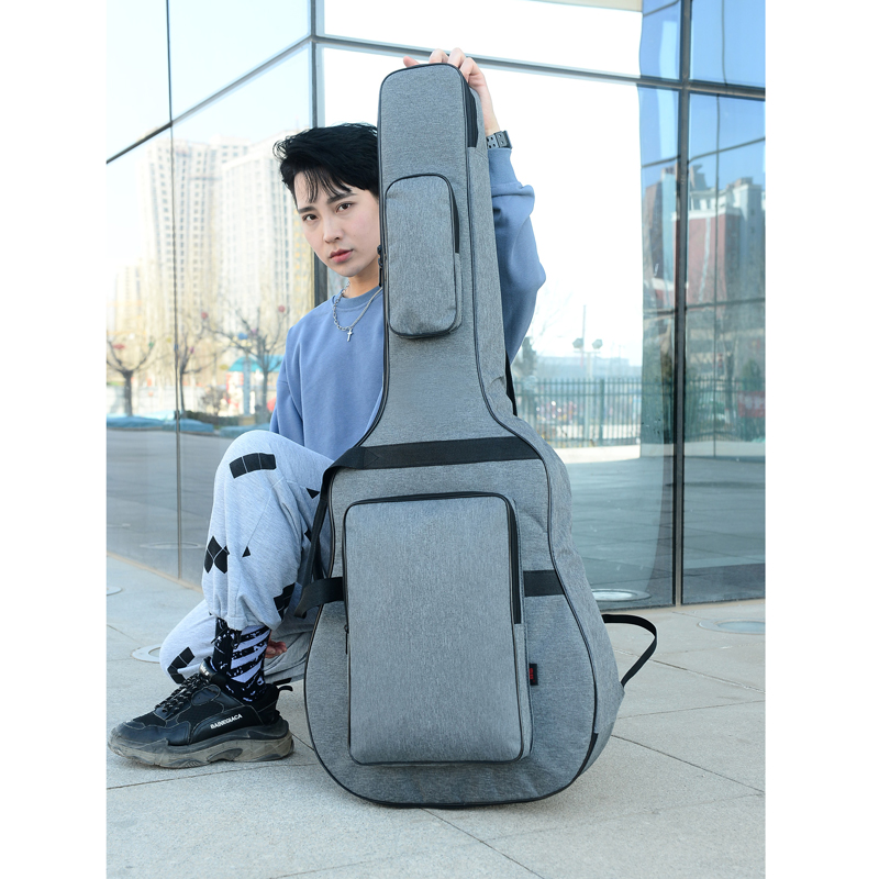 35/36/38/39/m40/41/42/43寸加厚防水木吉他包 古典民谣双肩背包