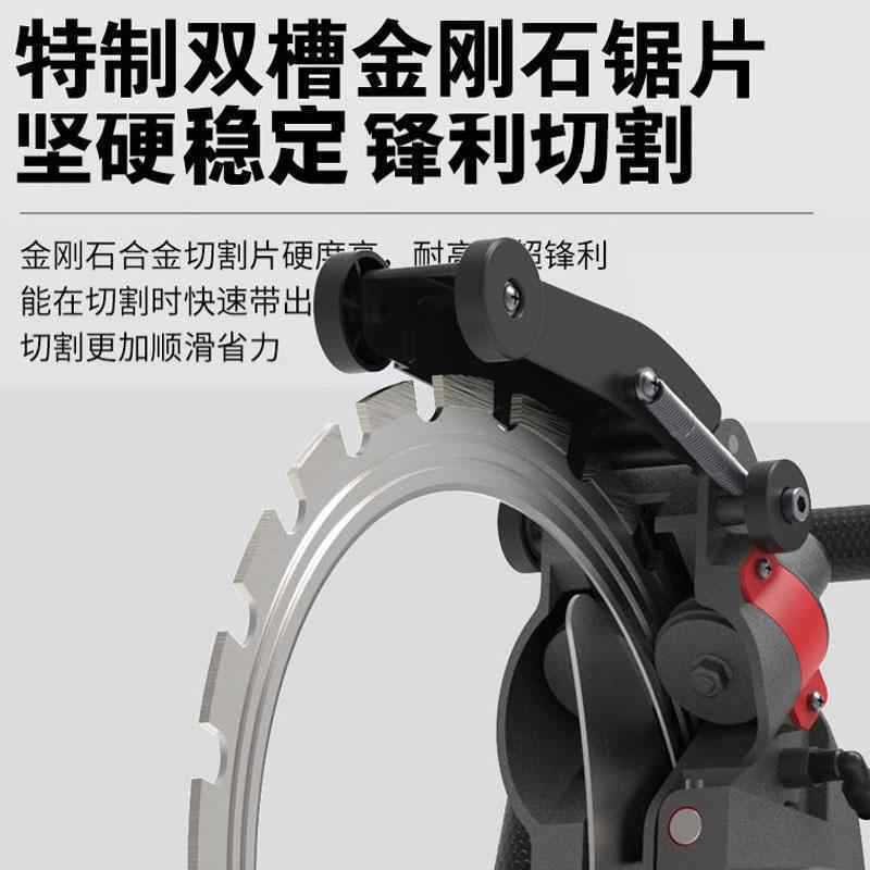 高端无刷高频环锯混凝土砖墙切墙机新款手提式墙壁切割机改门窗