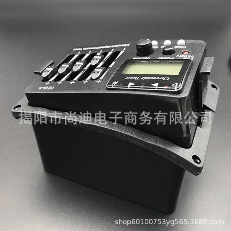 吉他拾音器5段拾音器TEQ-5带十二平均律调音器五段拾音器电箱吉他