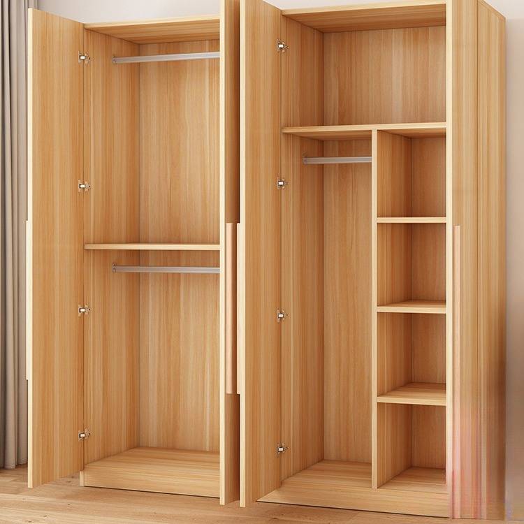 衣柜家用卧室出租房用经济型实木质儿童衣橱工厂直销简易组装柜子
