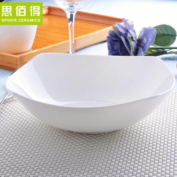 纯白骨瓷-7-9英寸深汤盘方盘西餐盘子牛排盘子碟陶瓷餐具菜盘饭盘,厨房/烹饪用具,配菜/备菜盘,淘宝优惠券,粉丝福利购,淘宝优惠卷