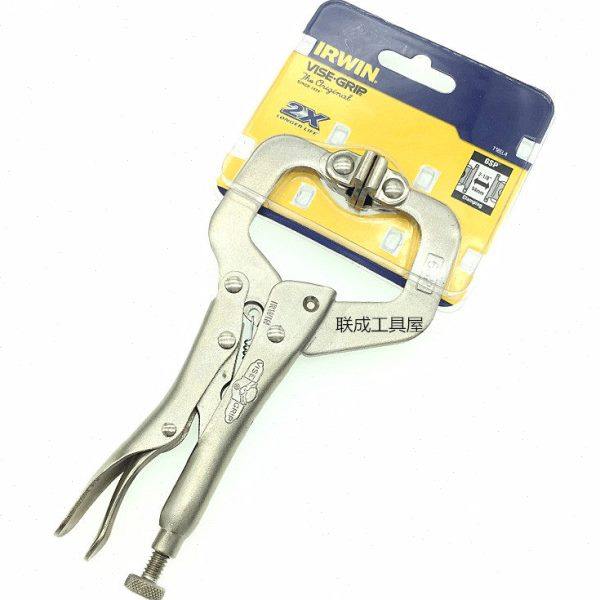 美国握手C型大力钳6SP/11SP/6R/11R焊接压接方口大力钳固定夹持钳,五金/工具,大力钳,淘宝优惠券,粉丝福利购,淘宝优惠卷