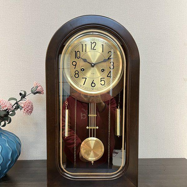 纯铜机械机芯可座可挂钟表整点报时上链条新中式大号摆钟座钟台钟,家居饰品,挂钟,淘宝优惠券,粉丝福利购,淘宝优惠卷