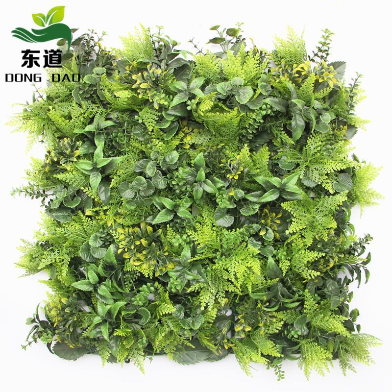 植物墙装饰绿化景观工程塑料草坪绿植墙商场门头店招假草坪墙