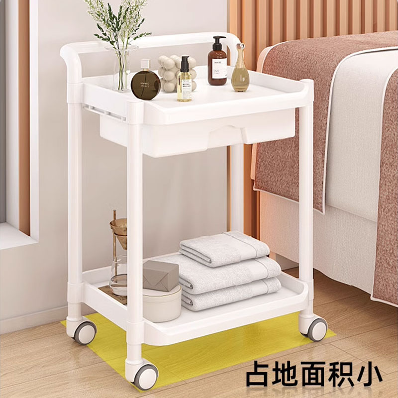 美容车美容院专用小推车仪器工具车美睫美甲收纳置物X架纹绣手推