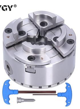 木工卡盘KP96-1x8“TPI螺纹 3.75寸四爪卡盘 M33/M30/M40 4寸卡盘