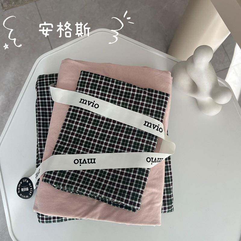 A类母婴级60S全棉针织棉复古小碎花床上用品四件套被套床单床笠