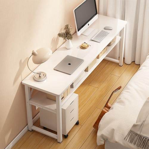电脑桌台式卧室家用办公长条桌小户型靠墙窄学生书桌学习