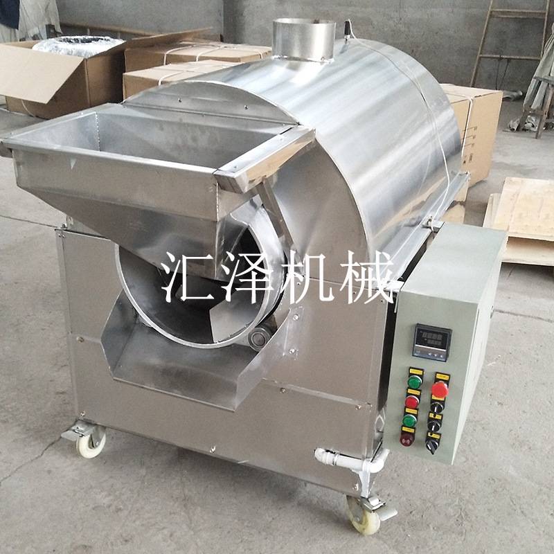 多功能滚筒炒货机 花生瓜子机器辣椒炒货机 滚筒炒锅花生烘烤机