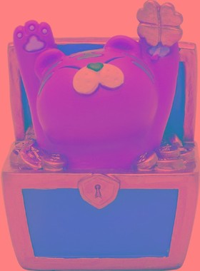 虎摆件创意家居装k饰品可爱车载客厅办公室桌面生肖虎年招财小礼