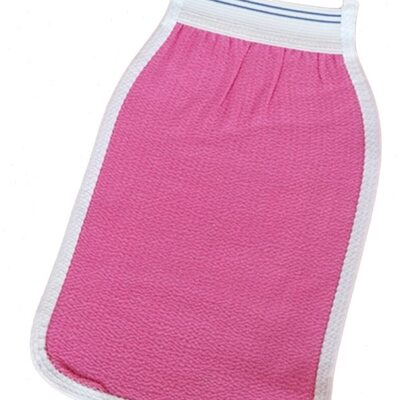 一方单层银象细砂澡巾擦背巾女士黄象中砂洗澡沐浴花球花式拉背巾