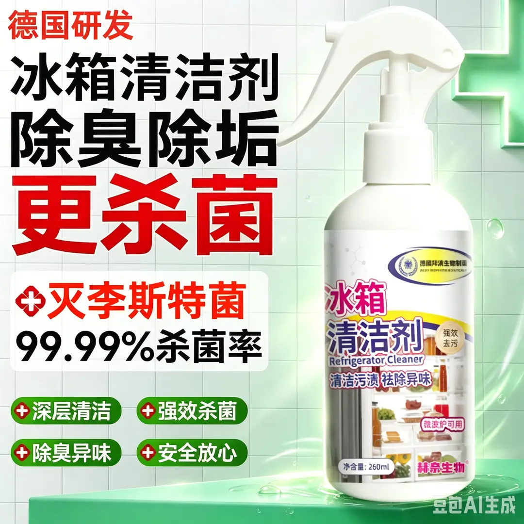 赫奈生物冰箱清洁剂深层清洁污渍