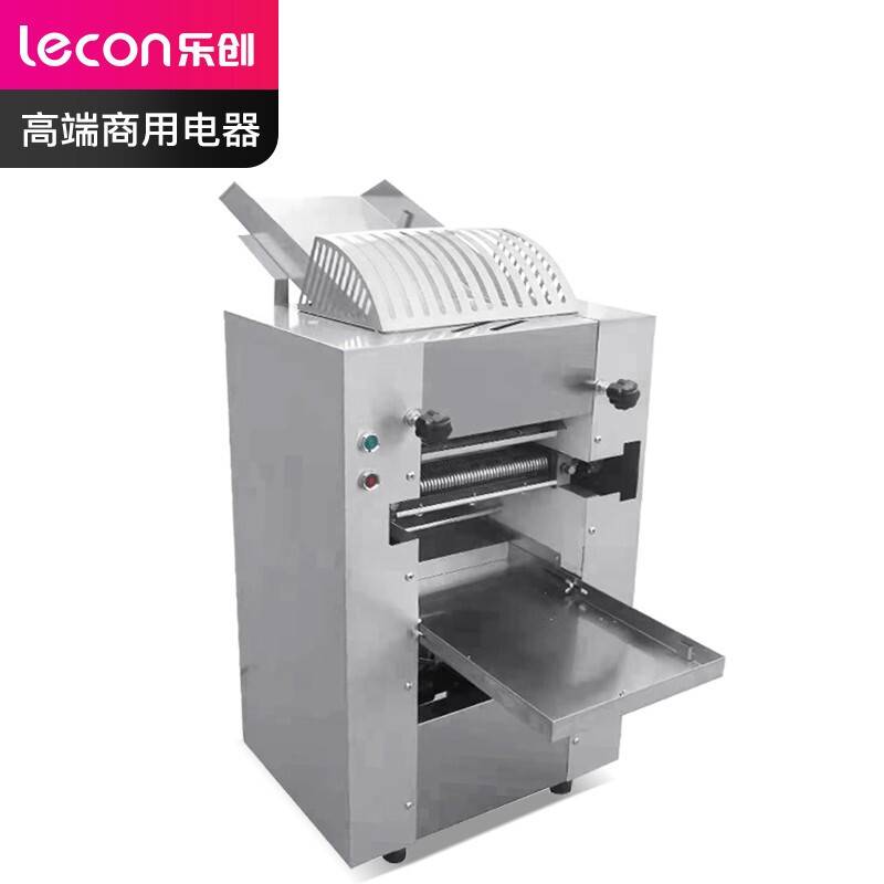 乐创lecon商用压面机39R/MIN仿人工揉面不锈钢擀面皮机LC-J-YMT50