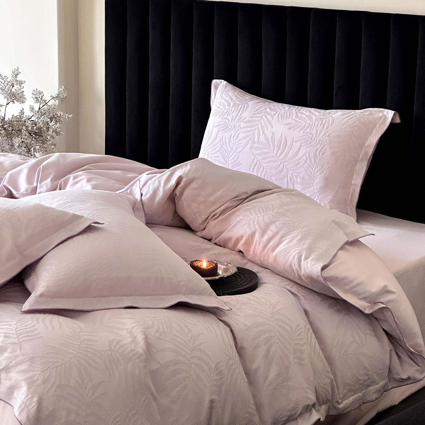 秋冬款轻奢少女风床上用品全棉磨毛水洗四件套长绒棉被套床单纯棉