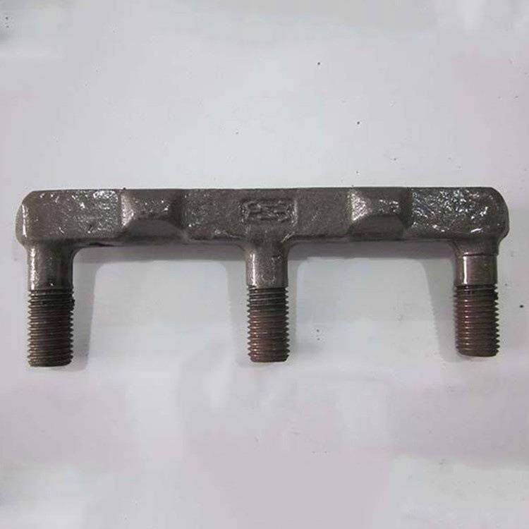 重3.5kg锻造刮板紧固件 40Mn2材质调质热处理 矿用3TY