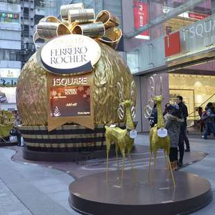 玻璃钢制品生产厂家 饰雕塑 直销商场玻璃钢圣诞雕塑 美陈装