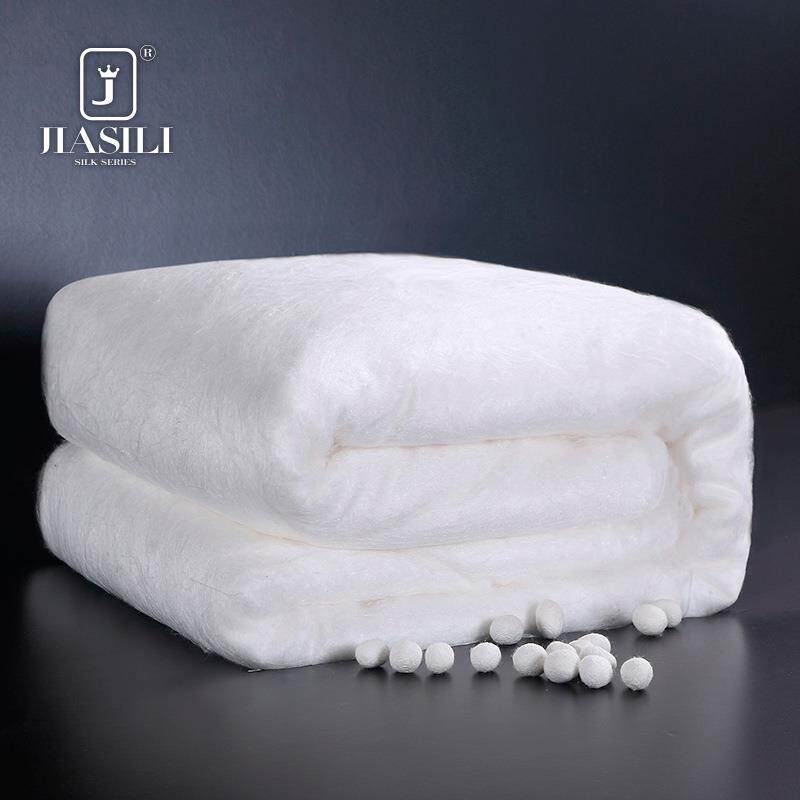 100 桑蚕丝长丝双宫茧桑蚕丝被内胆光胎被芯冬被四季被