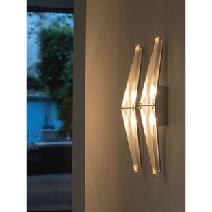 SingChan陈星宇壁灯设计师展厅装 饰玻璃灯创意客厅卧室走廊过道灯