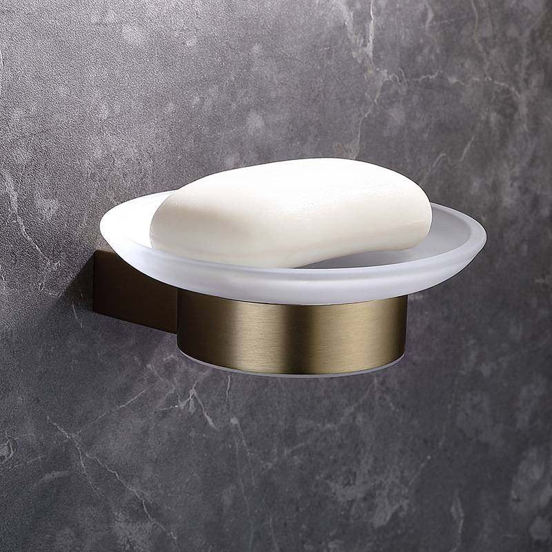 不锈钢轻奢风家用壁挂式肥皂盒收纳置物架酒店皂碟托香皂碟GJ2209