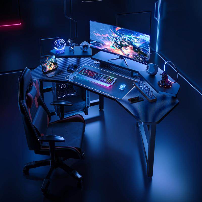 飞机电脑桌台式置物架电竞桌椅家用卧室座舱桌子工作台机箱一体桌,影音电器,DIY配件,淘宝优惠券,粉丝福利购,淘宝优惠卷