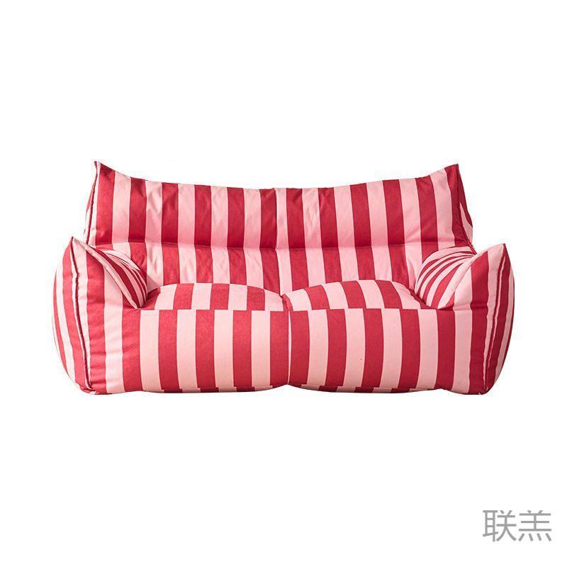 G躺櫜多巴胺懒厅人沙发豆袋可睡可榻2榻米VSP卧室客小坐墩儿童阅