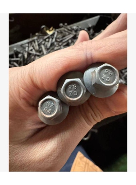 GB/T16674.1-2004 六角法兰面螺栓 M8*95  8.8级本色