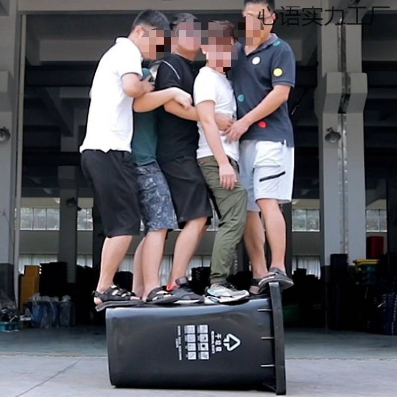 街道分类大垃圾桶户外环卫商用240L带盖两轮子加厚挂车宽口垃圾桶