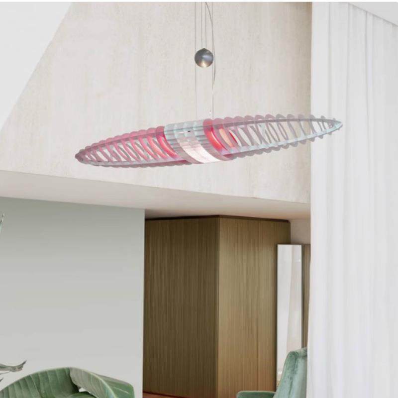 意大利Luceplan太空飞船中古餐厅吊灯设计师款别墅楼梯间挑空灯具,家装灯饰光源,智能吊灯,淘宝优惠券,粉丝福利购,淘宝优惠卷