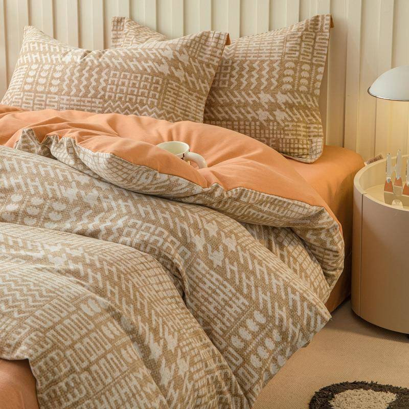 加厚纯磨毛被套被罩单件冬季202棉新款全1550纯棉加厚棉x200单人