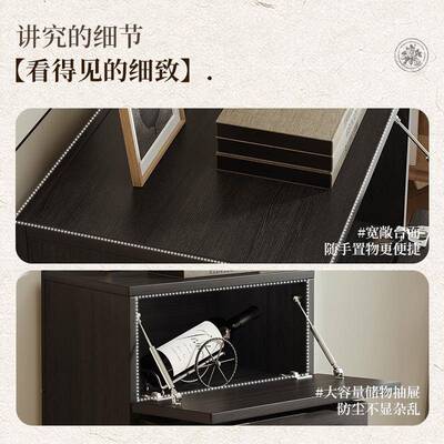 复储古新款电视柜户型现BC99代简约小物柜中古客卡门柜组合斗柜落