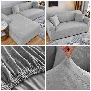 xyt轻奢弹力皮沙发套罩全包一体式科技布垫梳化笠l型三座一贵妃