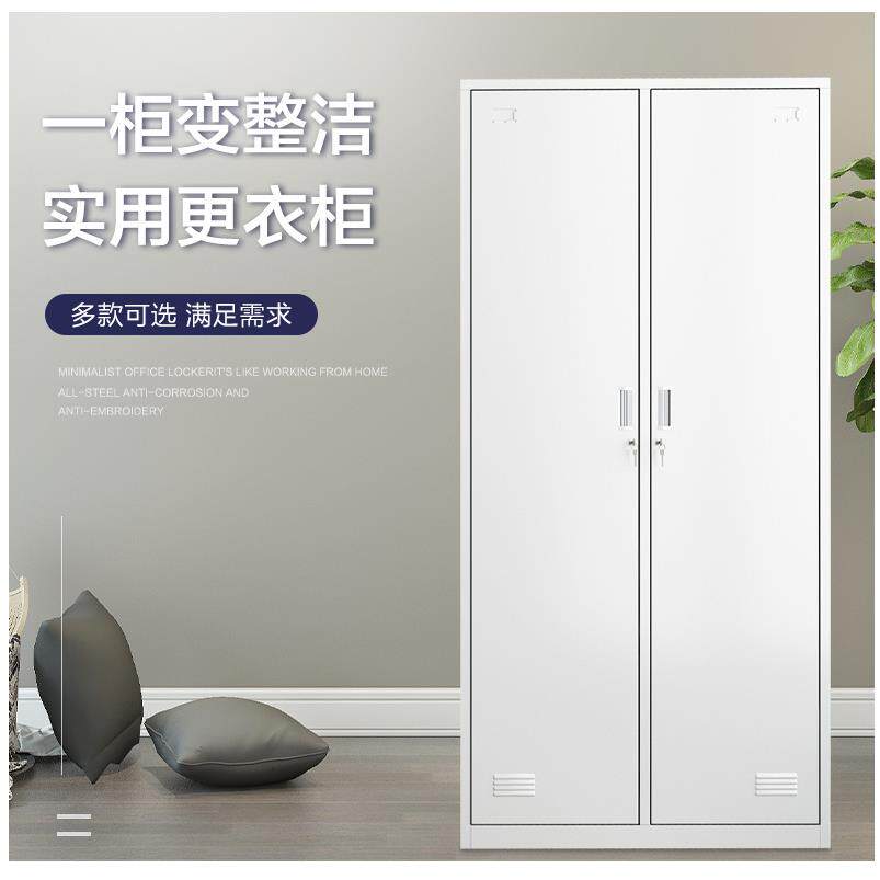 更衣柜员工柜铁皮储物柜6门/2门多门更衣柜换衣柜寄存柜加厚