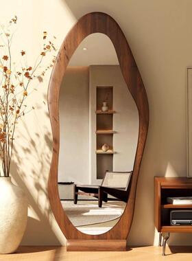 身镜落式新中式高端室异形镜子不GNV规格穿衣镜地女生卧家用试衣