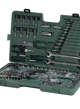 世达工具160件套综合组套大中小飞套筒棘轮扳手套装  09941机修组