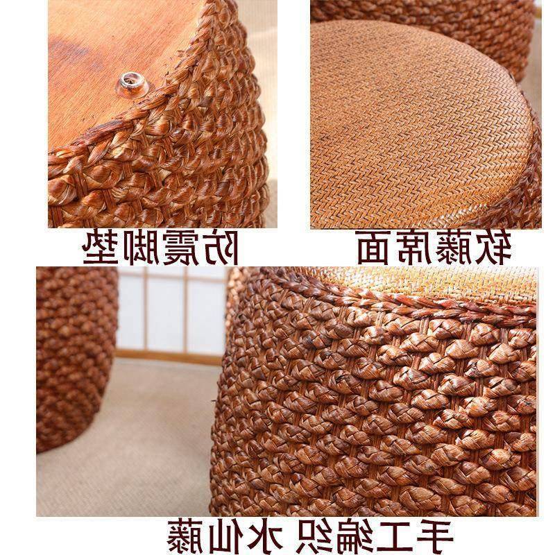 矮凳沙凳发藤编凳草编圆凳子榻榻米椅855子茶椅凳子凳客厅板小子
