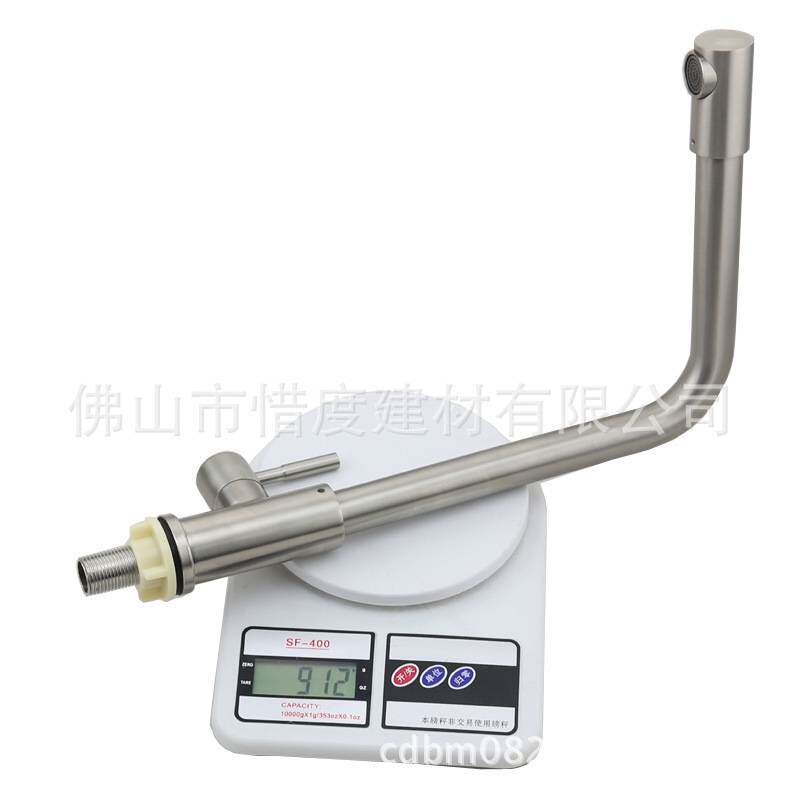 厂家直销304不锈钢厨房龙头单冷龙头加粗管可旋转CFG-014D