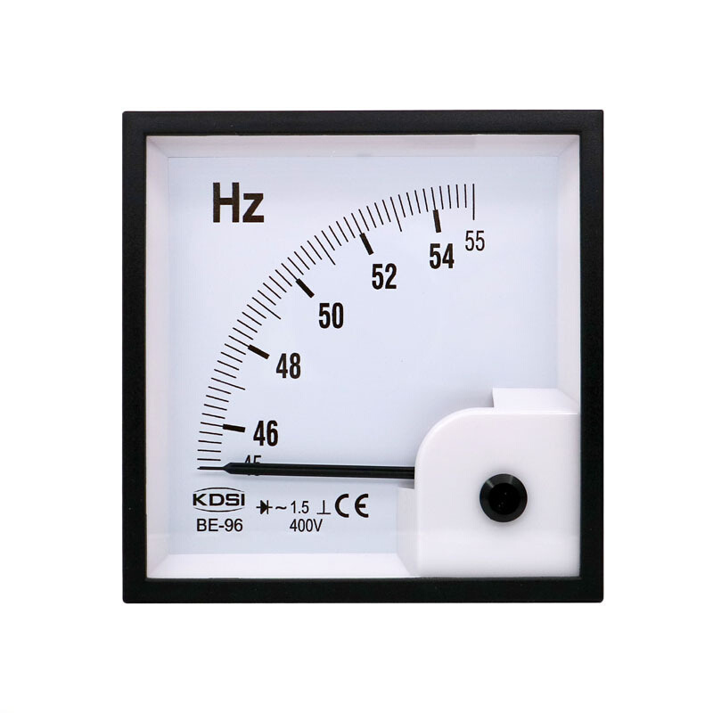 KDSI方形电压频率表头 指针式频率表BE-96 45-55HZ 400V