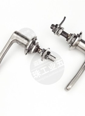 304不锈钢可调节式门把t手 自动化设备门把手试验箱门把手工业把