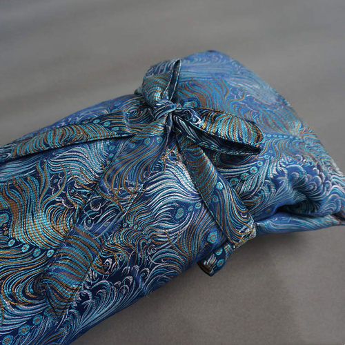 古琴囊织锦缎蝶恋花琴套宋锦琴衣单肩背孔K雀凤尾琴袋祥云龙纹琴