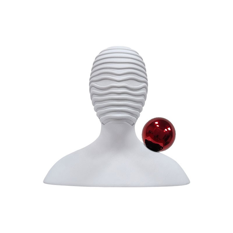 现代轻奢抽象g半身人物雕塑摆件售楼处书房样板间卡通艺术头像摆