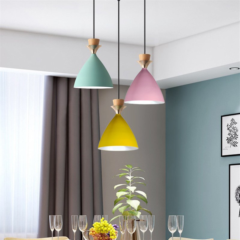 餐厅吊灯三头吧台现代简约北欧风格餐J桌饭厅高级感新款网红灯具