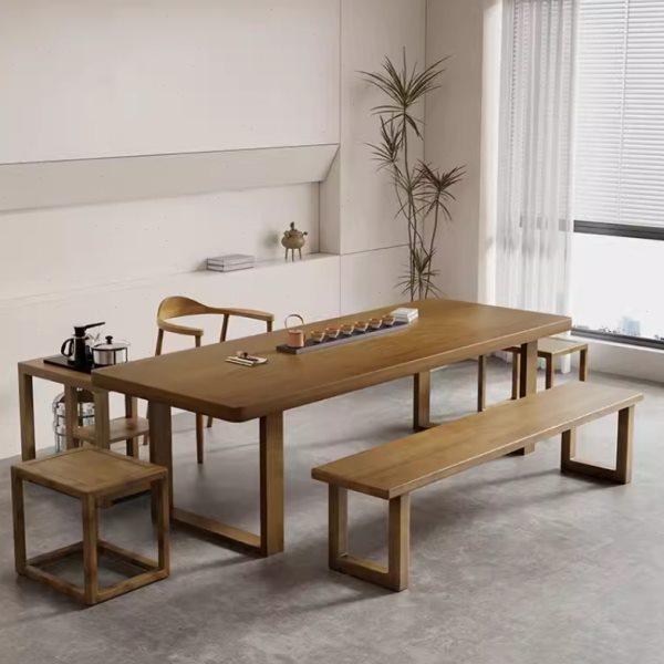 现代东方实木茶台原木大板办公家用禅意茶室一体家用功夫茶桌组合,住宅家具,家用茶台/茶桌,淘宝优惠券,粉丝福利购,淘宝优惠卷