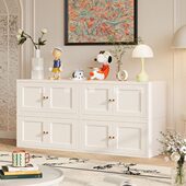 多巴胺儿童书架落地置物架家用收纳储物柜床尾靠墙自由组合矮书柜