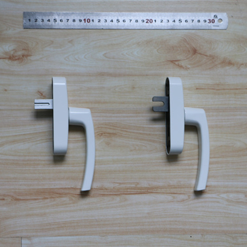 断桥铝内开内倒窗把手 10mm 12mmC 15mm宽方插 u型拔叉 多孔距通