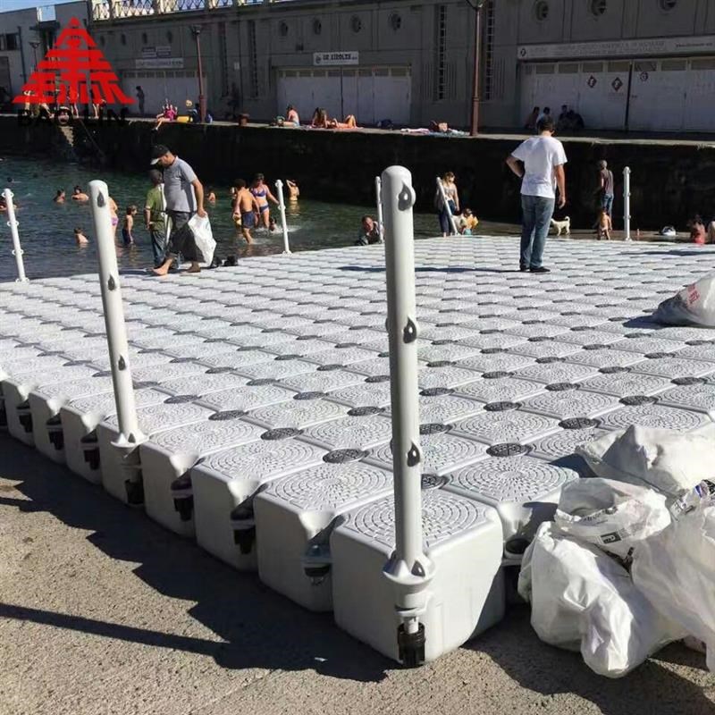 供浮筒 水上平台浮动码头 塑料养F殖浮台 摩托艇游比赛艇码头