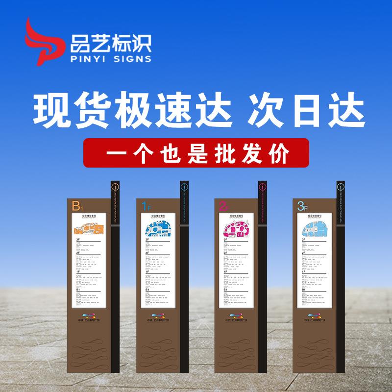 导向牌导视牌不锈钢户外发光广告牌景区指示牌灯箱广告仿木宣传栏