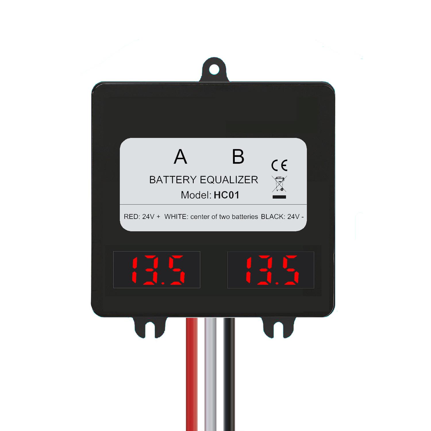 HA01 HC01 电池均衡器太阳能系统蓄电池平衡器 12/24V控制2个电池