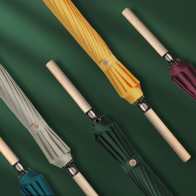 16骨结实e雨伞直柄男女士伞自动晴雨两用长柄伞直杆伞抗风暴雨大