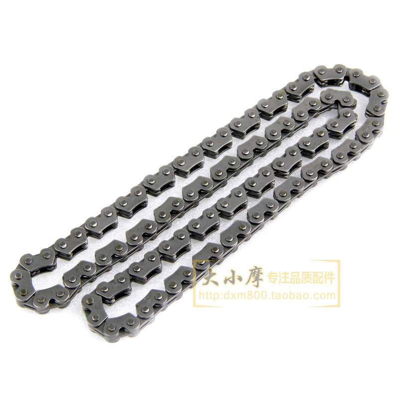 踏板车助力车48cc GY650/1y25/150正时小链条压条时规链导杆调整