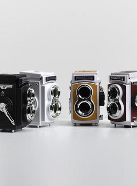 复古双反相机模型样板间书房书桌摆件飘窗装饰品仿真道具摄影主题